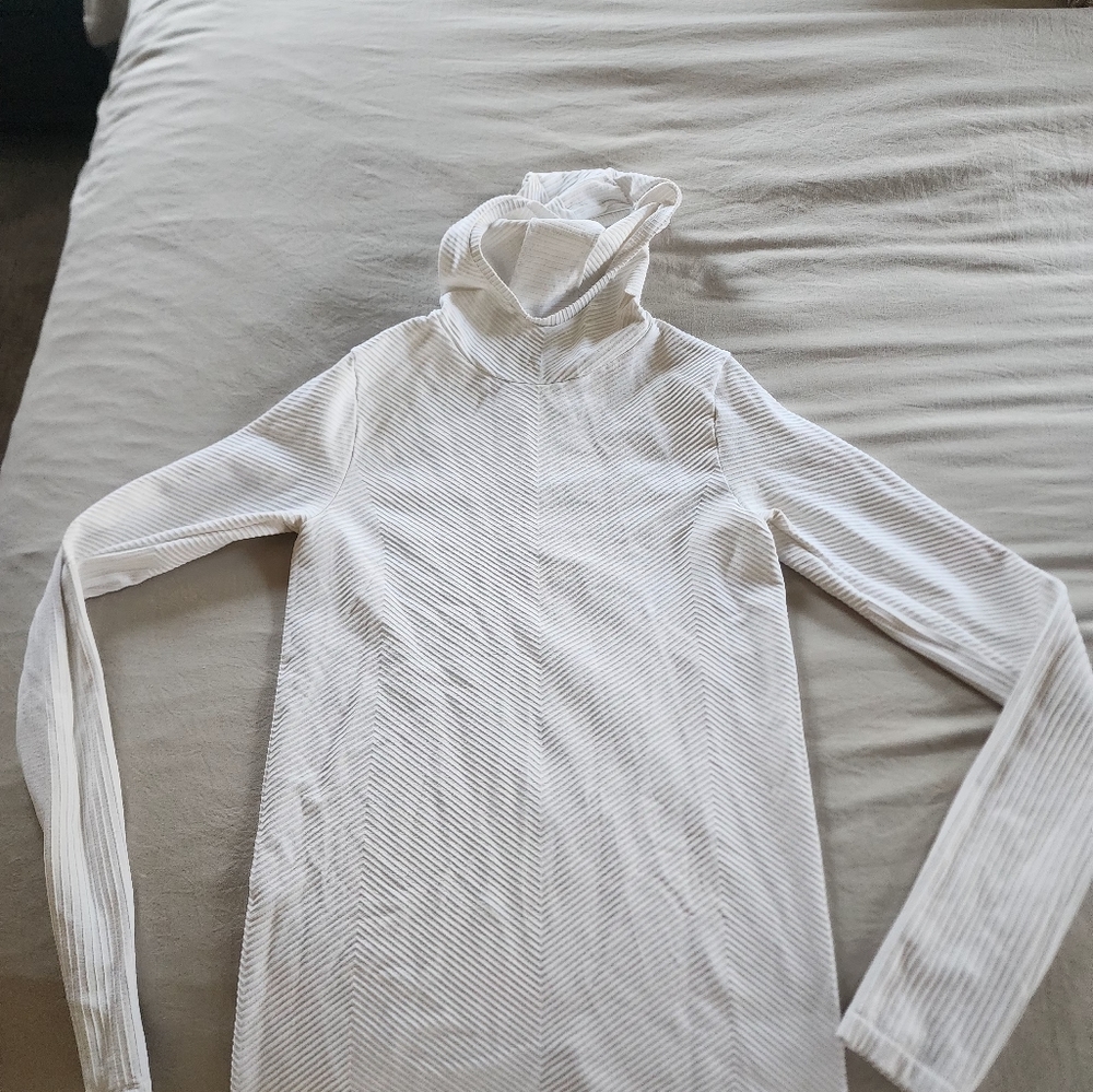 Athleta Flurry hoodie- bright white size Small - Picture 2 of 5